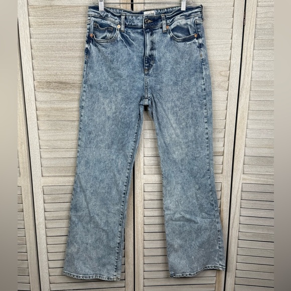 NANAMACS (Sneak Peek) Mid Rise Bootcut Jeans Light Acid Wash-13/W31 - Picture 1 of 2